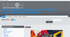 Desktop Screenshot of kensonmarketing.com.sg